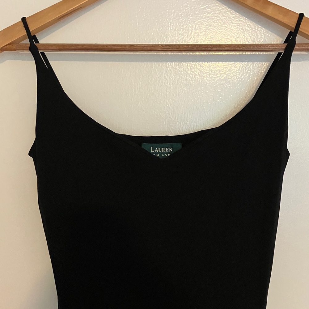 Lauren Ralph Lauren Black Floor Length Maxi Dress